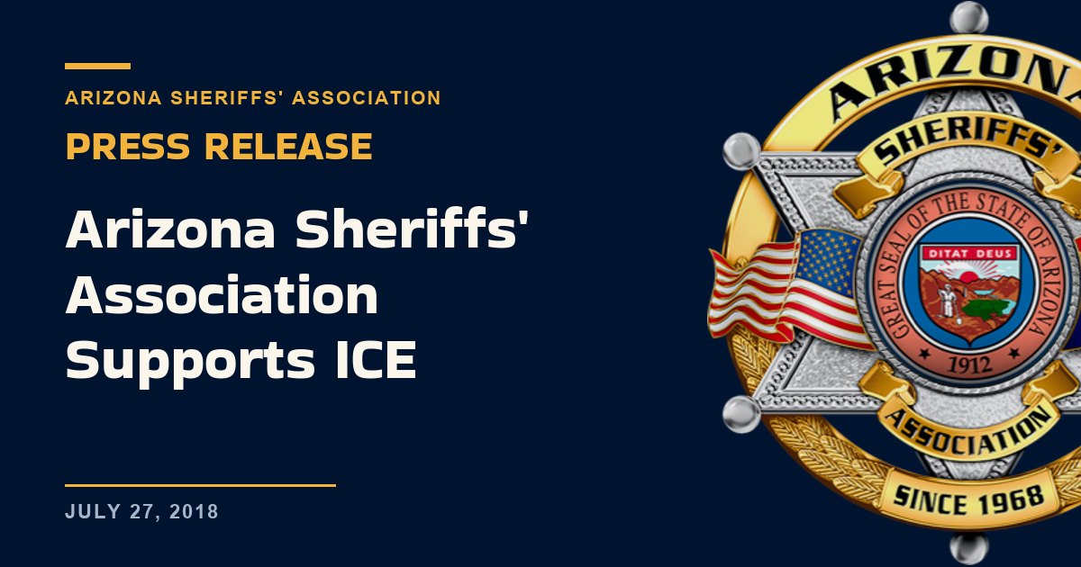 Arizona Sheriffs' Association Supports ICE